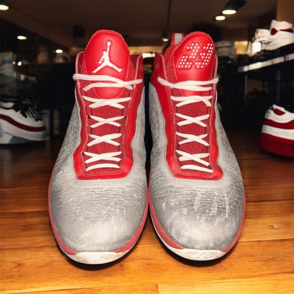 Nike Air Jordan 2011 Warrior Pack Grey/Red Sneakers 10.5
